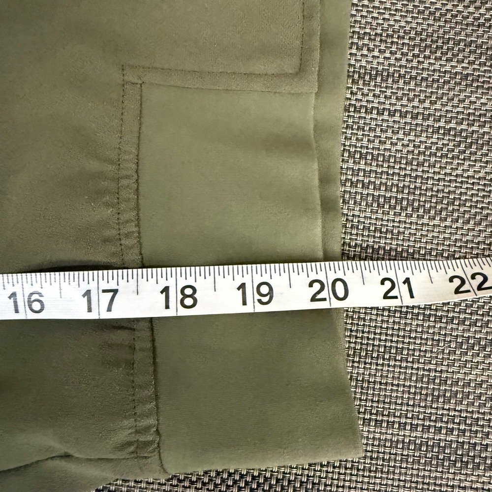 7 For All Mankind Olive Green Zip Up Bomber Jacket Women's Size‎ S - Picture 7 of 8